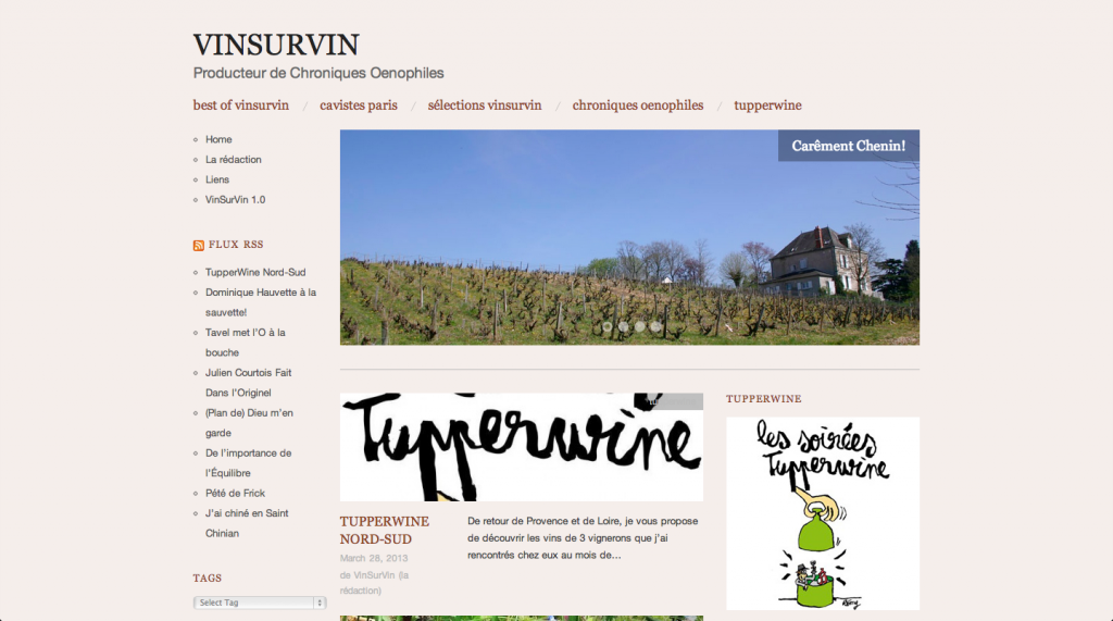 Vin sur vin blog
